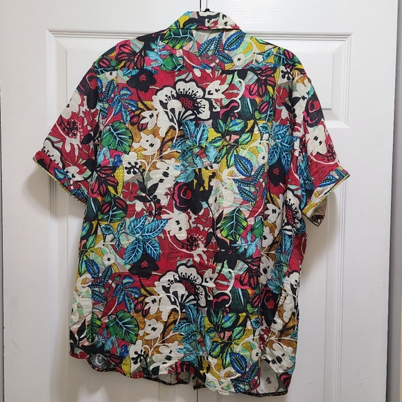 Robert Graham Havana Classic Fit Button-Down Shirt 3XL LINEN TROPICAL - Picture 2 of 12